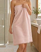 Toalla Baño 100% Algodón 70x137 Cm Rosa Pompones - Miniatura 3