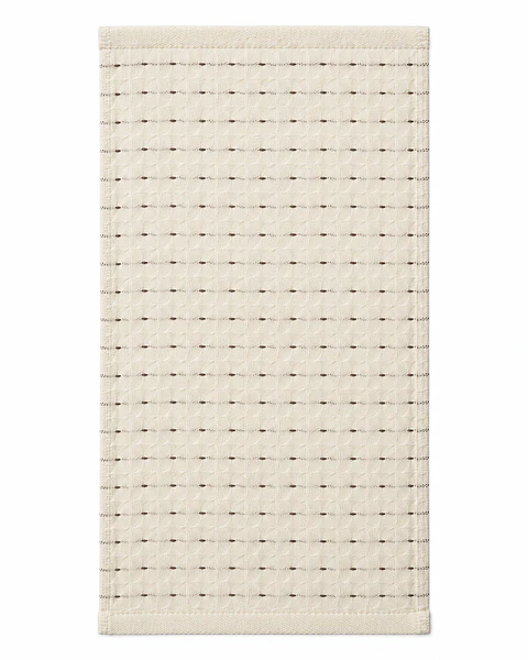 Toalla De Mano 100% Algodón 34x70 Cm Beige Diseño