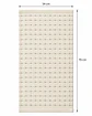 Toalla De Mano 100% Algodón 34x70 Cm Beige Diseño - Miniatura 4