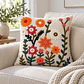 Funda de Cojín Bordada Flores Multicolor 45x45 cm - Miniatura 5
