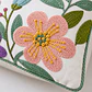 Funda De Cojín Flores Bordadas Multicolor 45x45 Cm - Miniatura 3