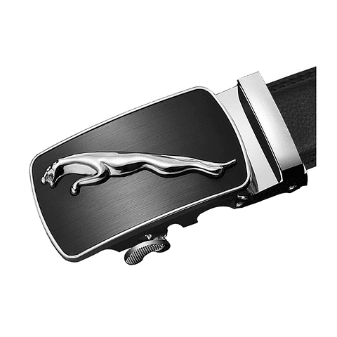 Cinturón automático hombre. Modelo Jaguar silver