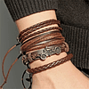 Pulsera de Cuero. Modelo Motorlove