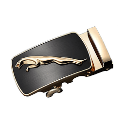 Hebilla para cinturón automático hombre. Modelo Jaguar Golden