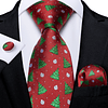 Set Corbata, paño y colleras. Modelos Navidad