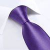 Set Corbata, paño y colleras. Modelo Púrpura Classic