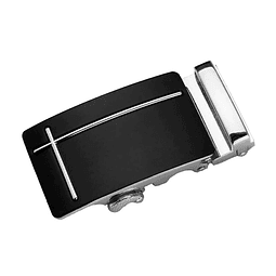 Hebilla para cinturón automático hombre. Modelo Salib Silver