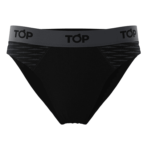 TOP Slip Microfibra Pack 4. Negro Colores