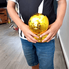 Réplica de Balón de Oro Fútbol. Resina 15 cms