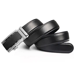 Cinturón automático hombre. Modelo Edge silver