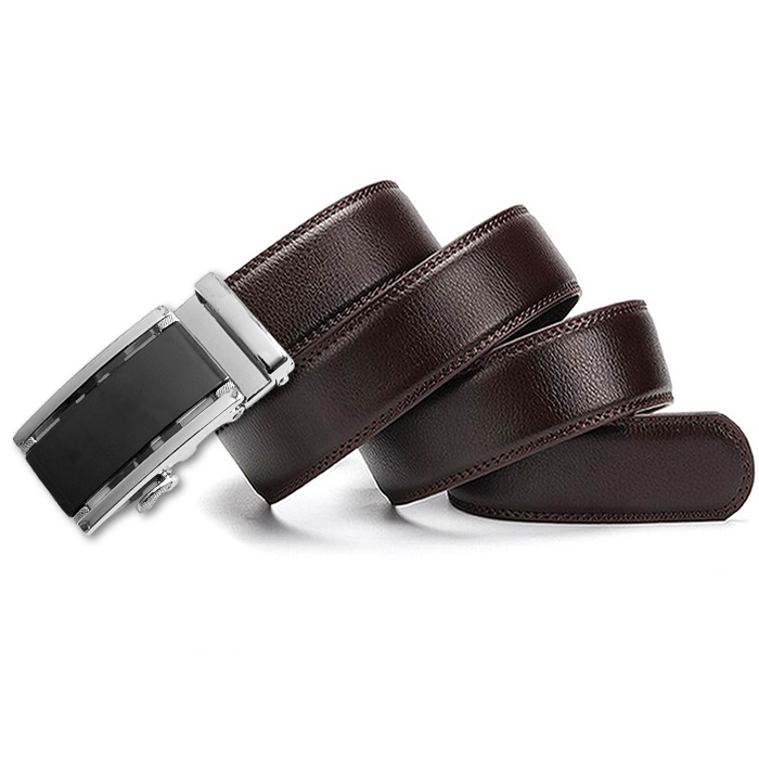 Cinturón automático hombre. Modelo Edge silver