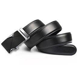 Cinturón automático hombre. Modelo Punta Diamantes Silver