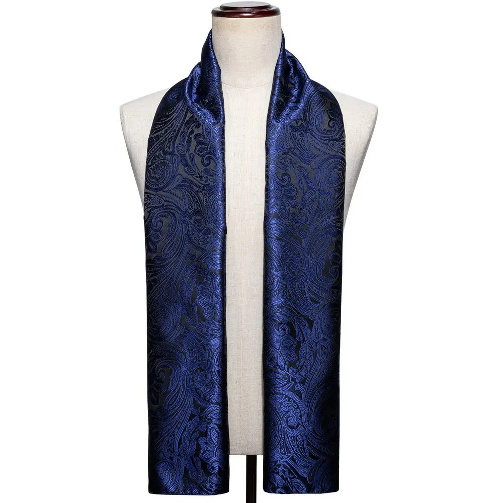 Bufanda De Seda 100% Para Hombre | Setaforte Posh Gear, Elegante Y Suave, Medida 180 Cm, Gris, Accesorio De Lujo