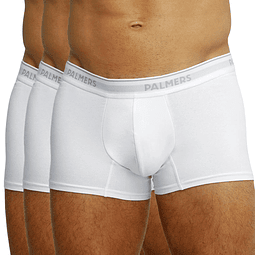 Palmers Boxer Algodón Pack 3. Blancos