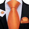Set de Corbata  del Mes - Octubre - Negros y Naranjos