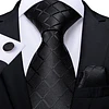 Set de Corbata  del Mes - Octubre - Negros y Naranjos