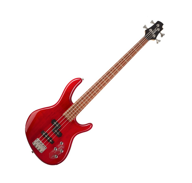 Bajo Eléctrico Activo - Cort Action Bass Plus TR - Rojo