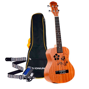 Ukelele Soprano 21'' - Kauai Honolulu - Full set