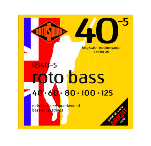 Cuerdas para Bajo 5 Cuerdas - Rotosound RB40-5