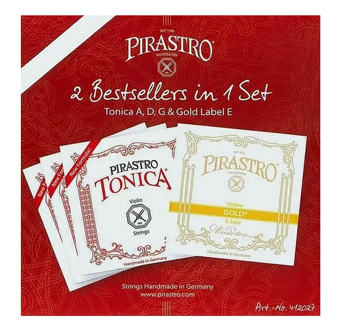 Cuerdas para Violin - Pirastro Tonica E-Gold