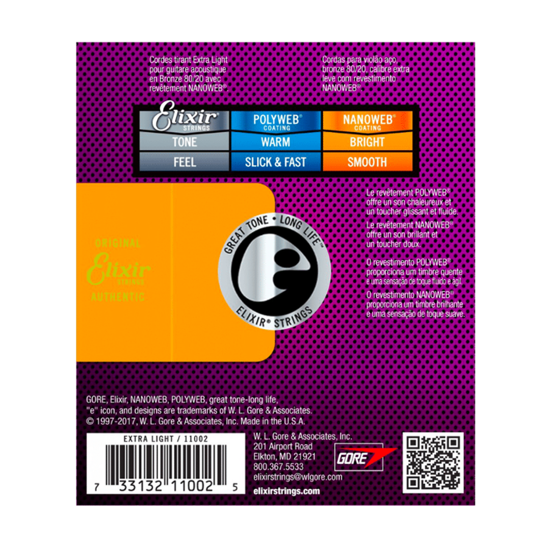 Cuerdas Guitarra Eléctrica - Elixir 11002 2