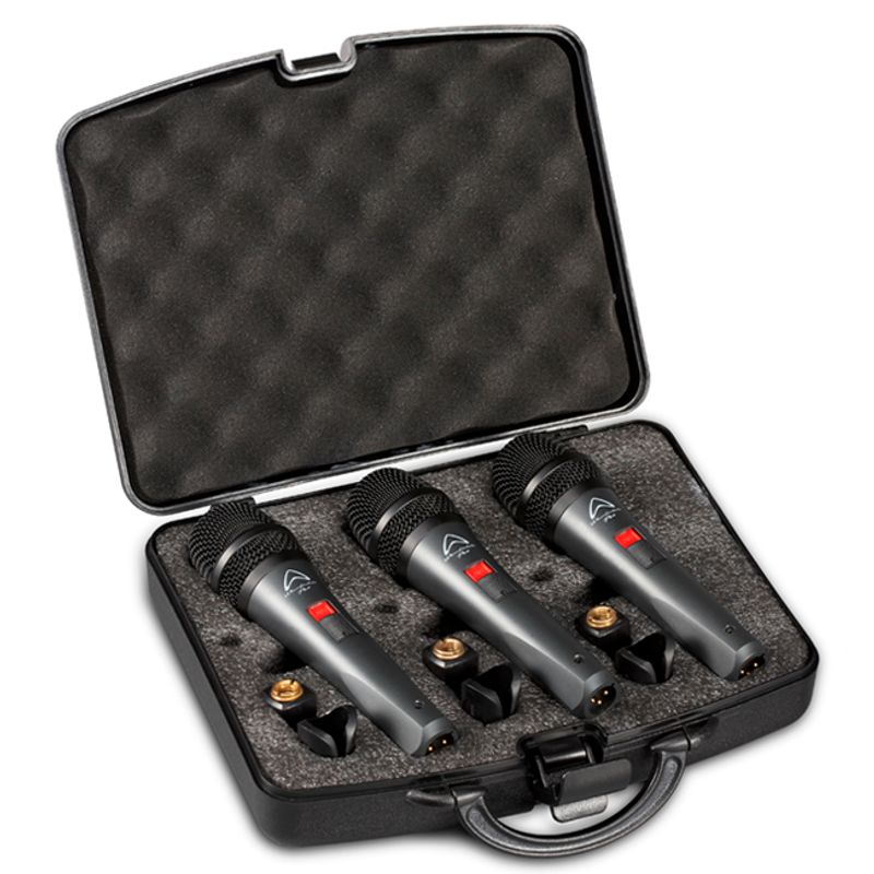 Pack 3 Micrófonos Dinámicos - Wharfedale DM5.0s