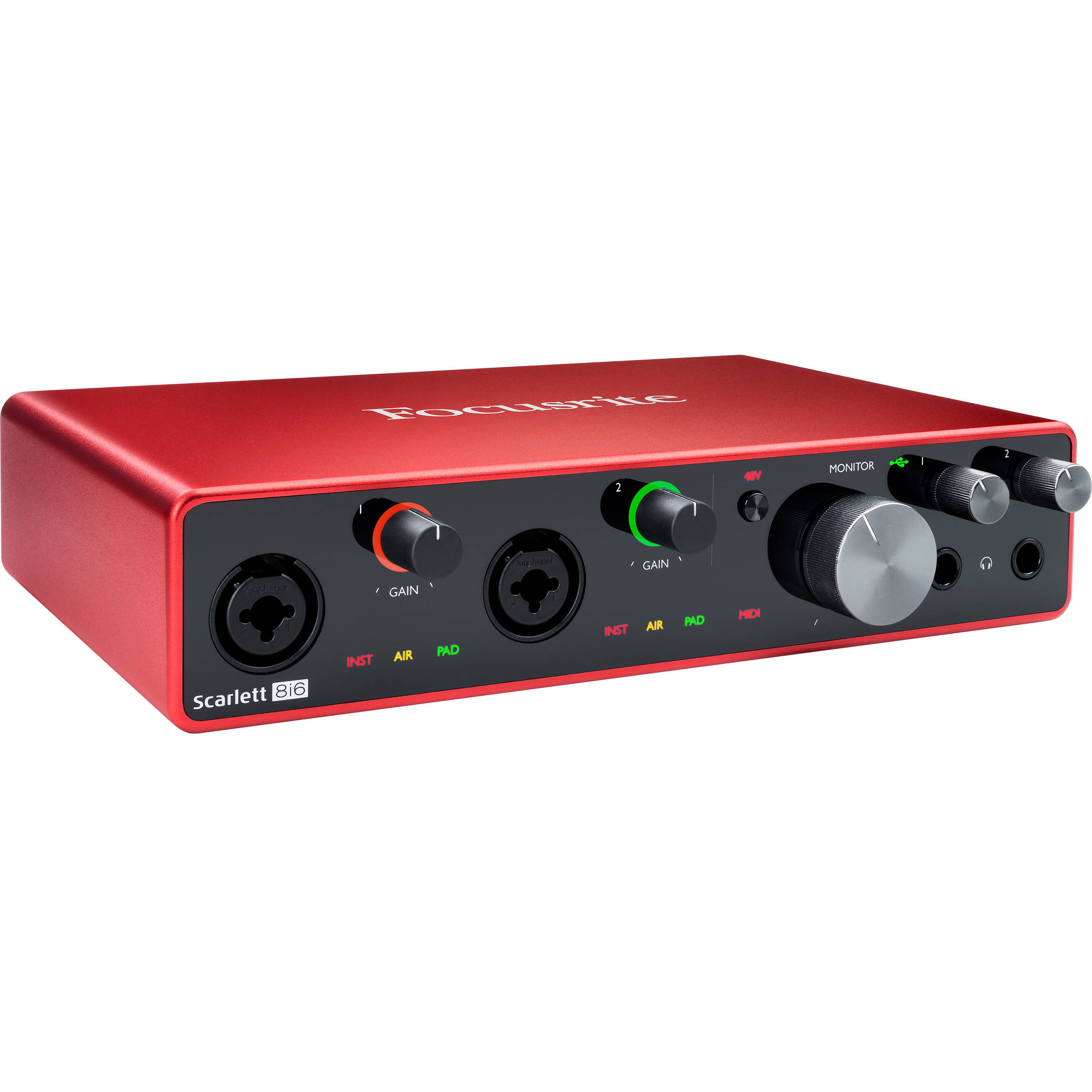 Interfaz de Audio Scarlett 8i6 Focusrite 3rd Gen