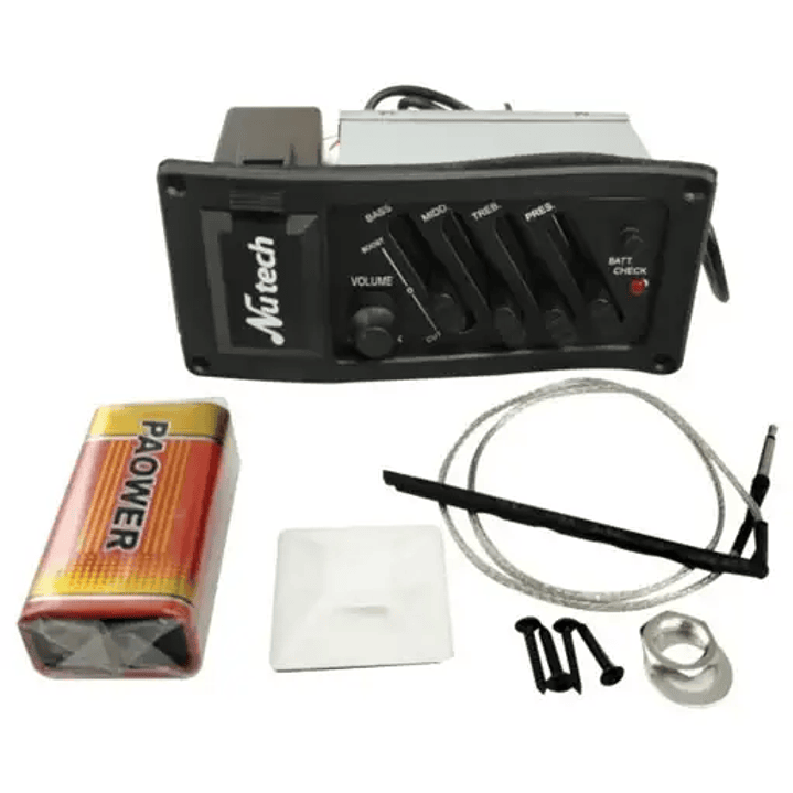 Cápsula Activa para Guitarra - Nutech con Ecualizador 4 Bandas NUT06159 2