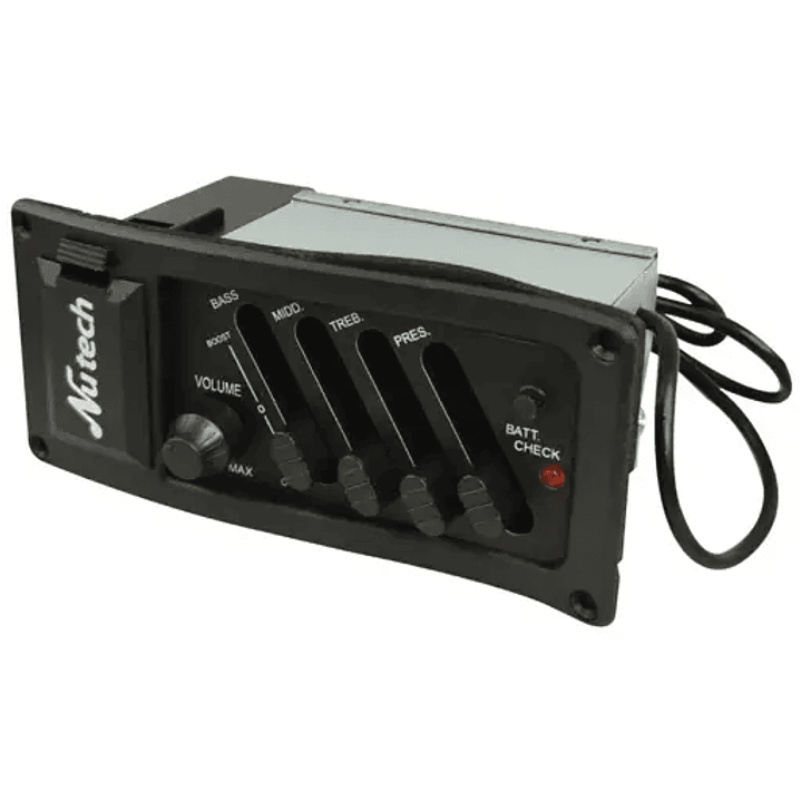Cápsula Activa para Guitarra - Nutech con Ecualizador 4 Bandas NUT06159 1