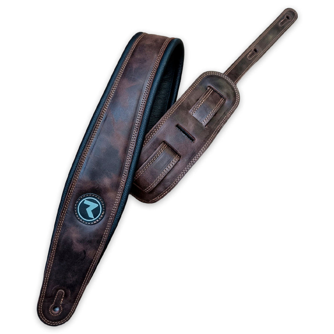 Correa para Guitarra cuero acolchado - Raven Straps 3