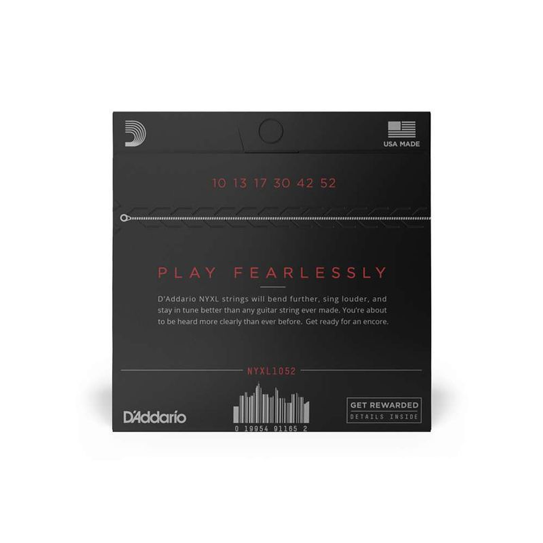 Cuerdas para Guitarra Eléctrica - D'addario NYXL 10-52 2