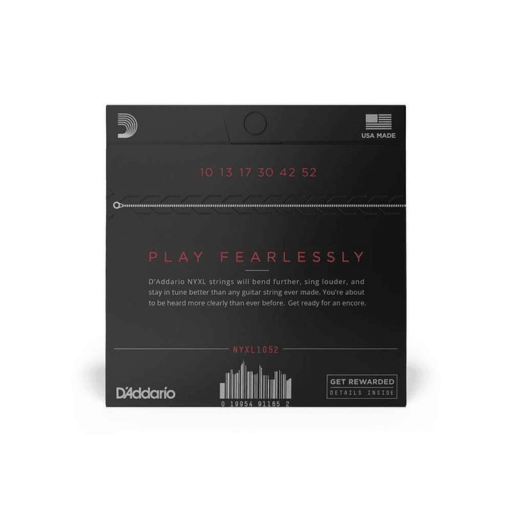 Cuerdas para Guitarra Eléctrica - D'addario NYXL 10-52 2
