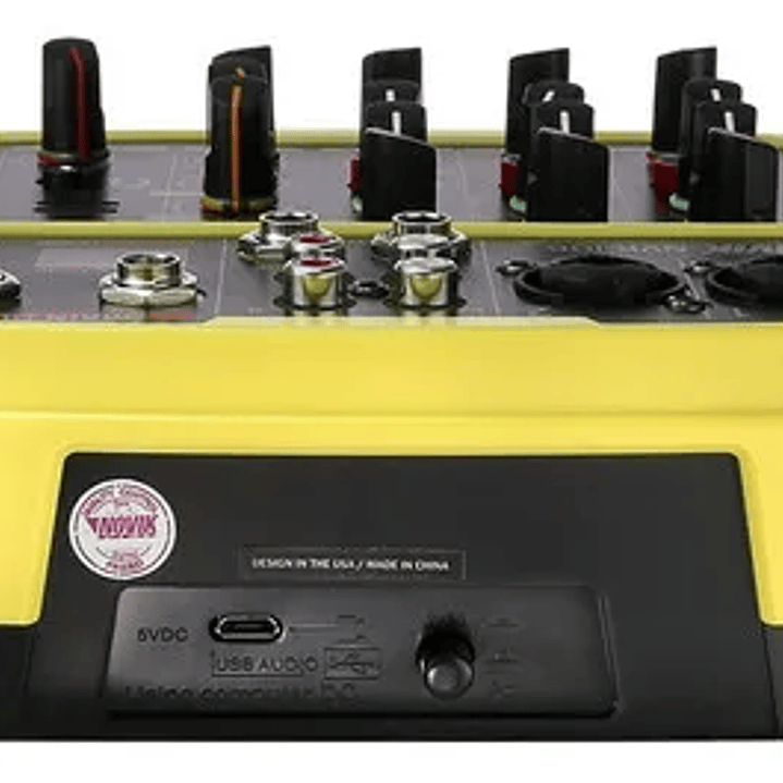 Consola de Audio con Interfaz - Novik NVK i06 - Amarillo 6