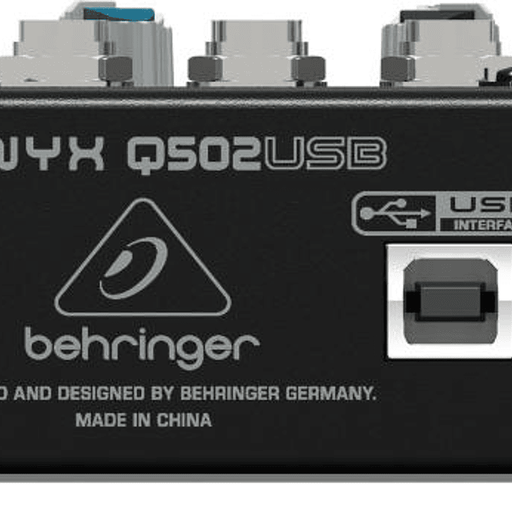 Consola Mixer 5 Canales - Behringer Q502 USB 3