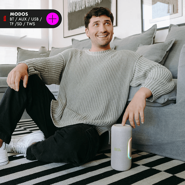 Parlante Bluetooth Portátil - Blik Hypebass40 40W CRE 5