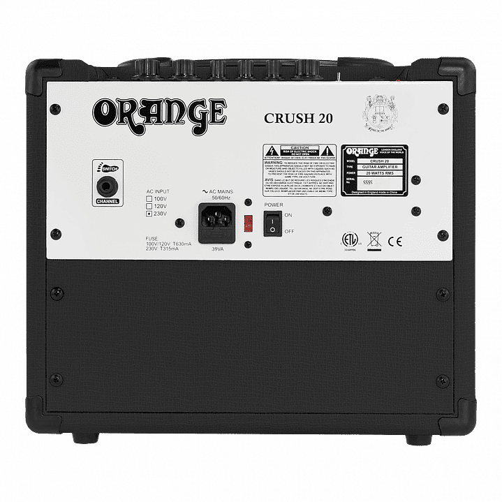Amplificador de Guitarra Orange Crush 20W BK 3