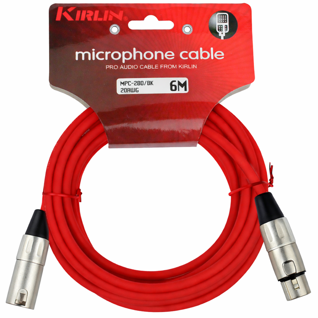 Cable de Micrófono Kirlin XLR MPC-280-6mt 3