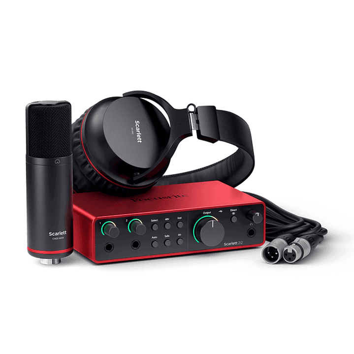 Pack Homestudio - Scarlett 2i2 Focusrite 4ta gen 1