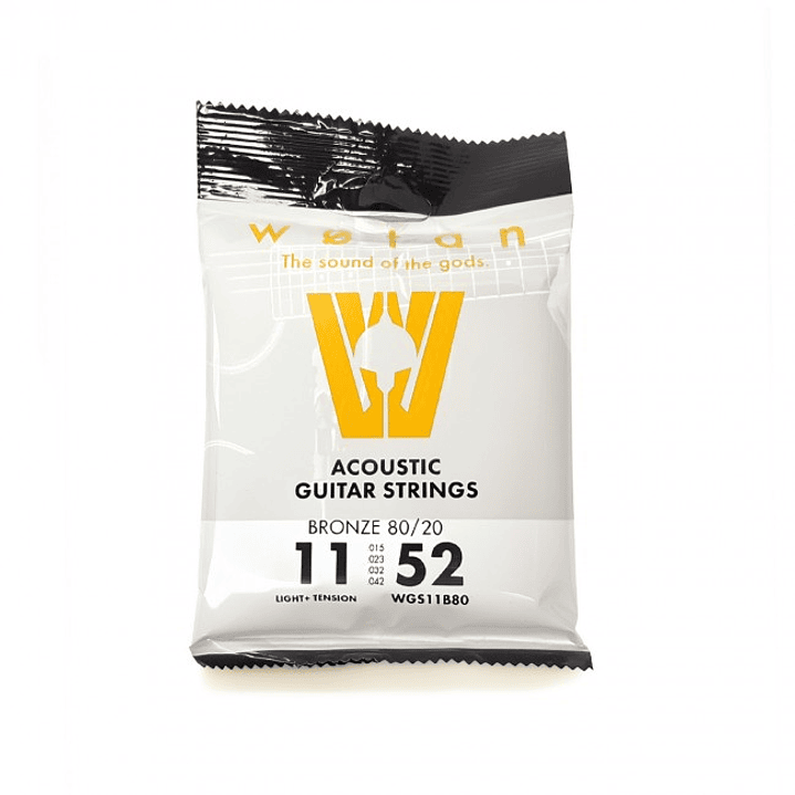 Cuerdas Guitarra Acústica - Wotan WSG11PB 11-52 1