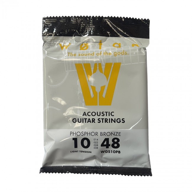 Cuerdas Guitarra Acústica 10-48 - Wotan WGS10PB