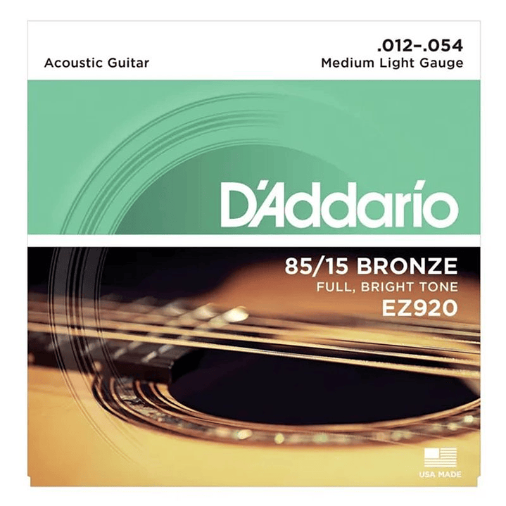 Cuerdas Guitarra Electroacústica - D'addario EZ920 1