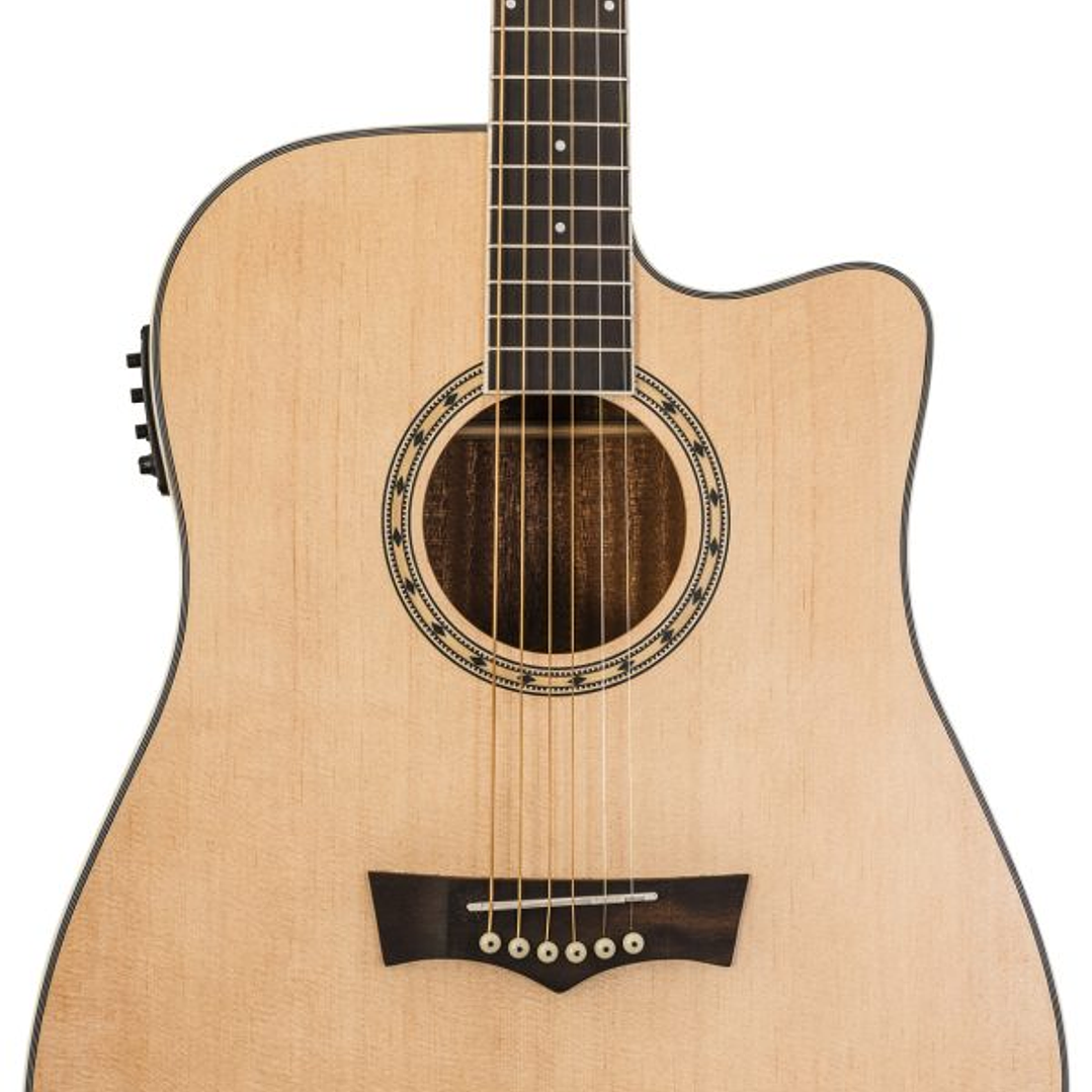 Guitarra Electroacústica - PEAVEY DW 2CE ST con Case 5