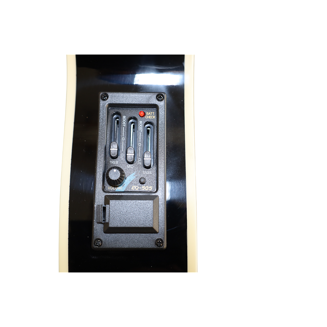 Guitarra Electroacústica Cuerpo Delgado Bilbao BIL-403-EQ BK 4