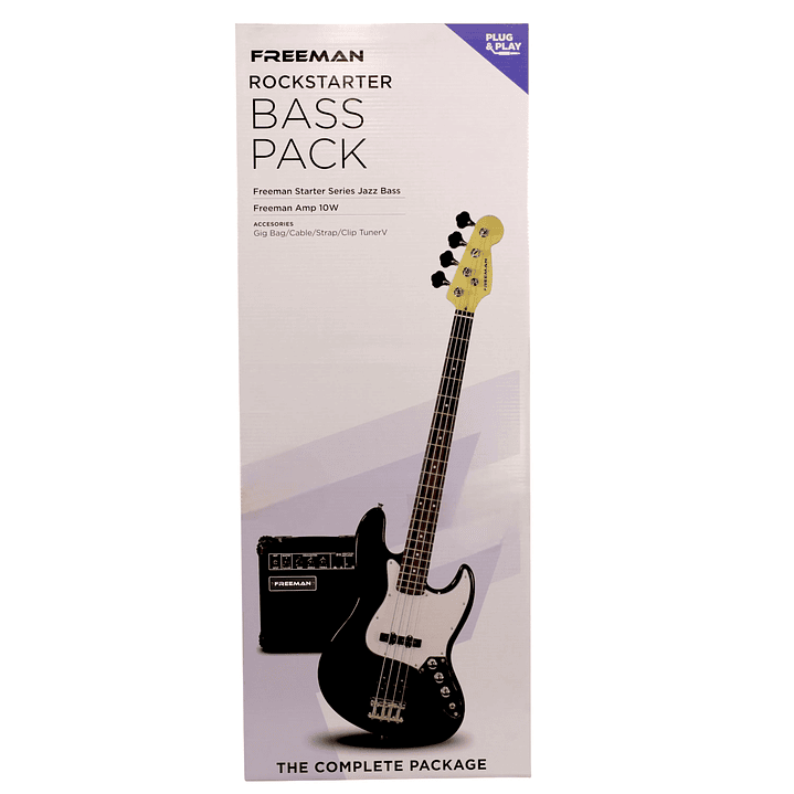 Pack Bajo Eléctrico - Freeman Rockstarter - BK	 7