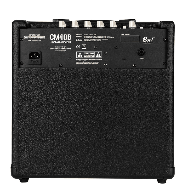 Amplificador de Bajo 40w - Cort CM40B 3