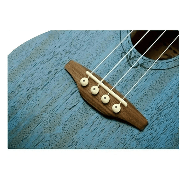 Ukelele Soprano 21'' - Kauai Waimea - Blue con Funda 3