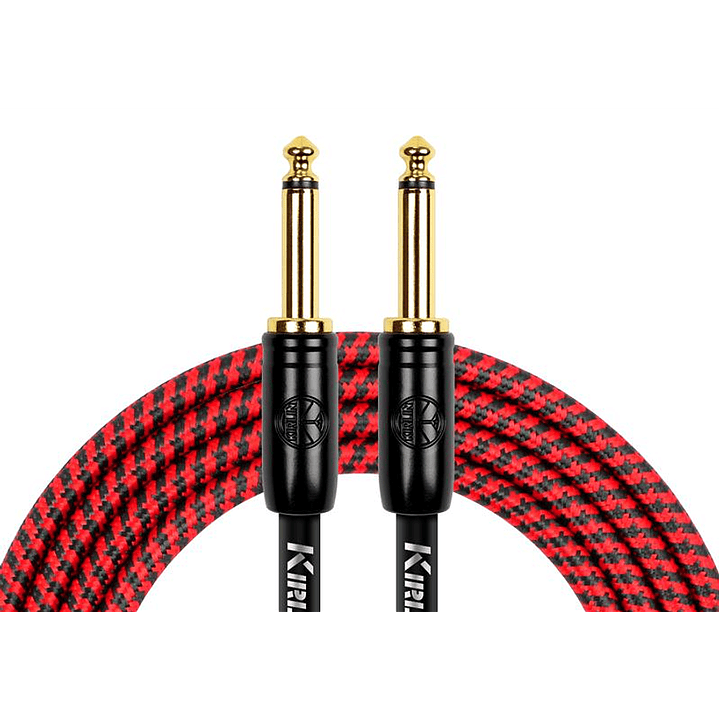 Cable de Instrumento 6m - Kirlin IW-241BCG-6 ROJO 1