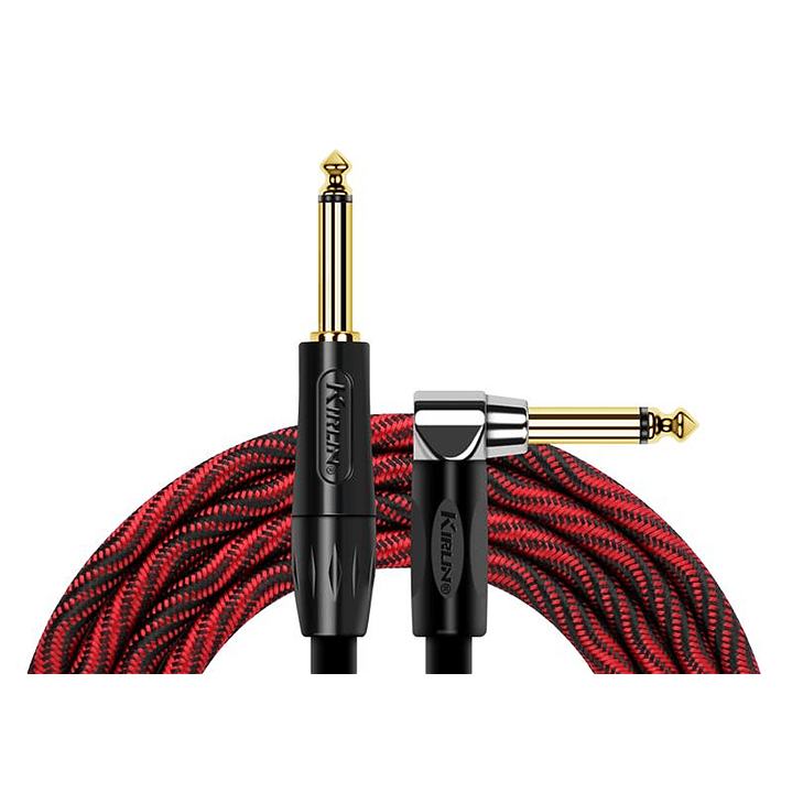 Cable de Instrumento 3m - Kirlin IWB-202BFGL-3-WBR ROJO 1