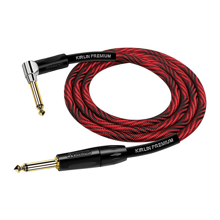 Cable de Instrumento 3m - Kirlin IWB-202BFGL-3-WBR ROJO 2