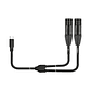 Cable USB C a 2 XLR Macho 2mts - Kirlin UY-C-390XE - Miniatura 2